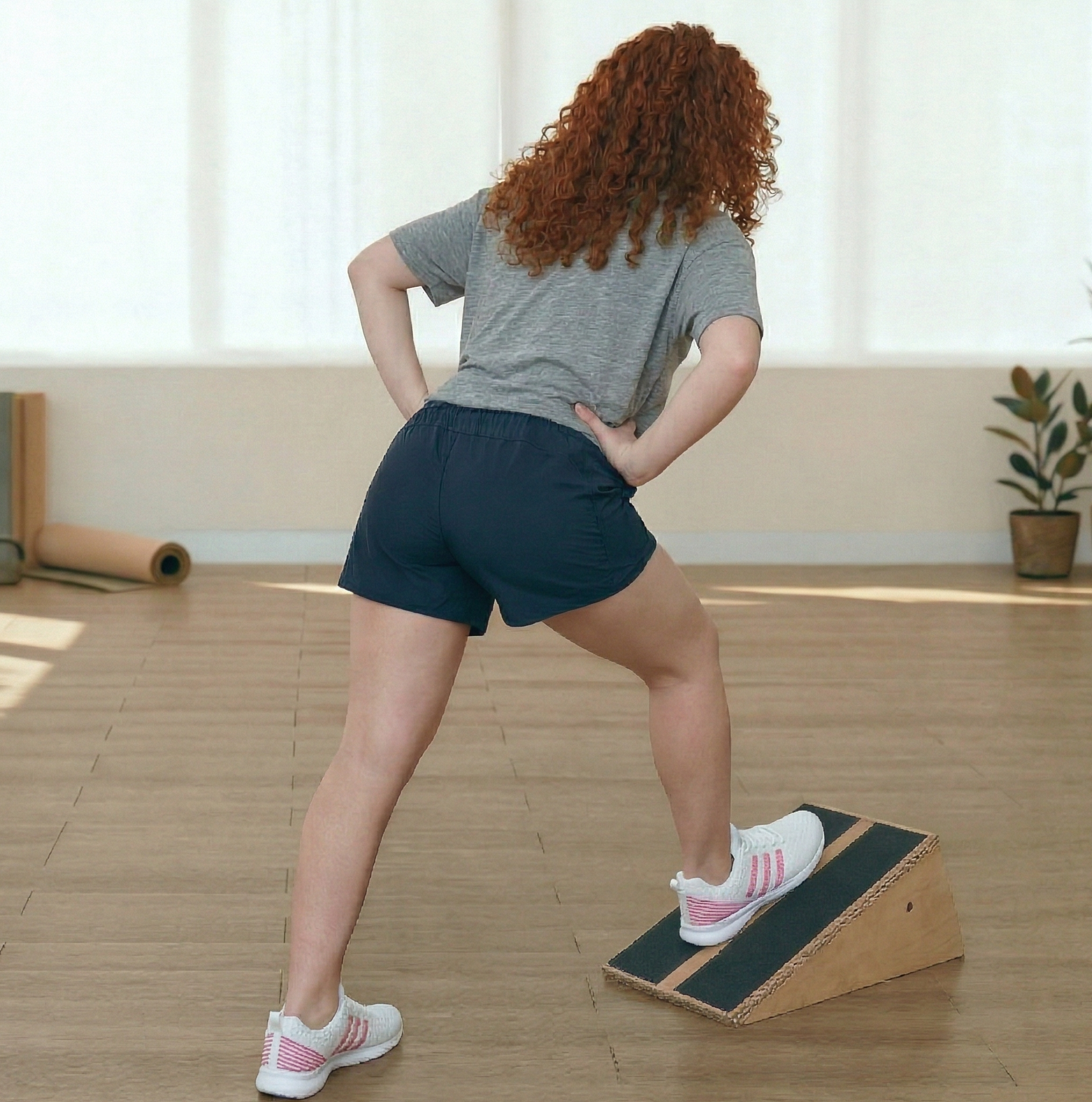 Inclined Calf Stretcher Slant Board – 30° Angle, Birch Wood with Non-Slip Surface – Made in USA – Shin Splint, Achilles Tendon & Calf Strain Relief – 400 lb Capacity - Image 5