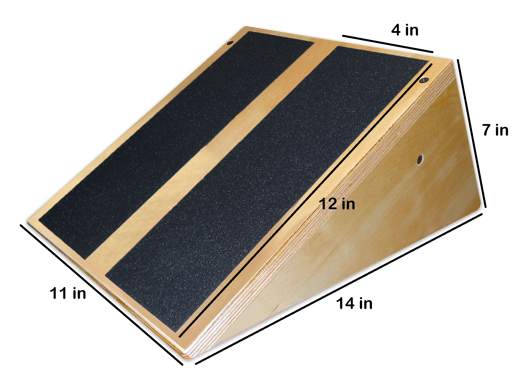 Inclined Calf Stretcher Slant Board – 30° Angle, Birch Wood with Non-Slip Surface – Made in USA – Shin Splint, Achilles Tendon & Calf Strain Relief – 400 lb Capacity - Image 8