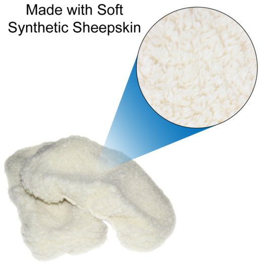 Sheepskin armrest cover