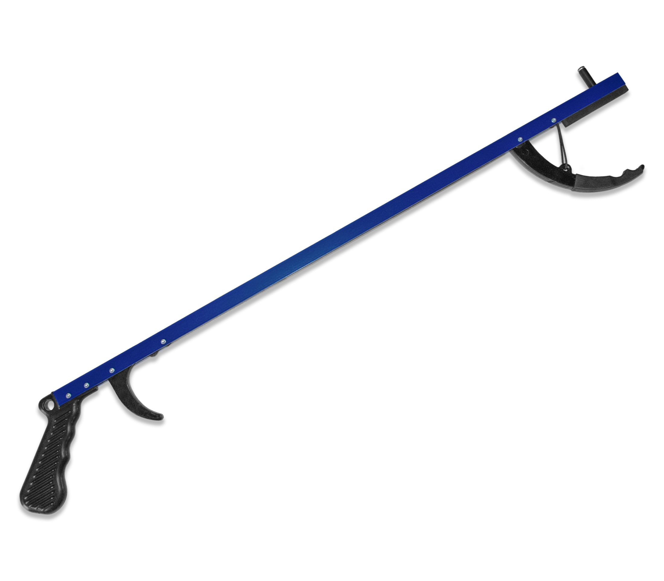 26" Reacher Grabber Tool, Aluminum Pickup Tool with 3" Jaw & Magnetic Tip, Lightweight Rust Proof Frame, Ergonomic Handle, Blue, Set of 2 - Image 9