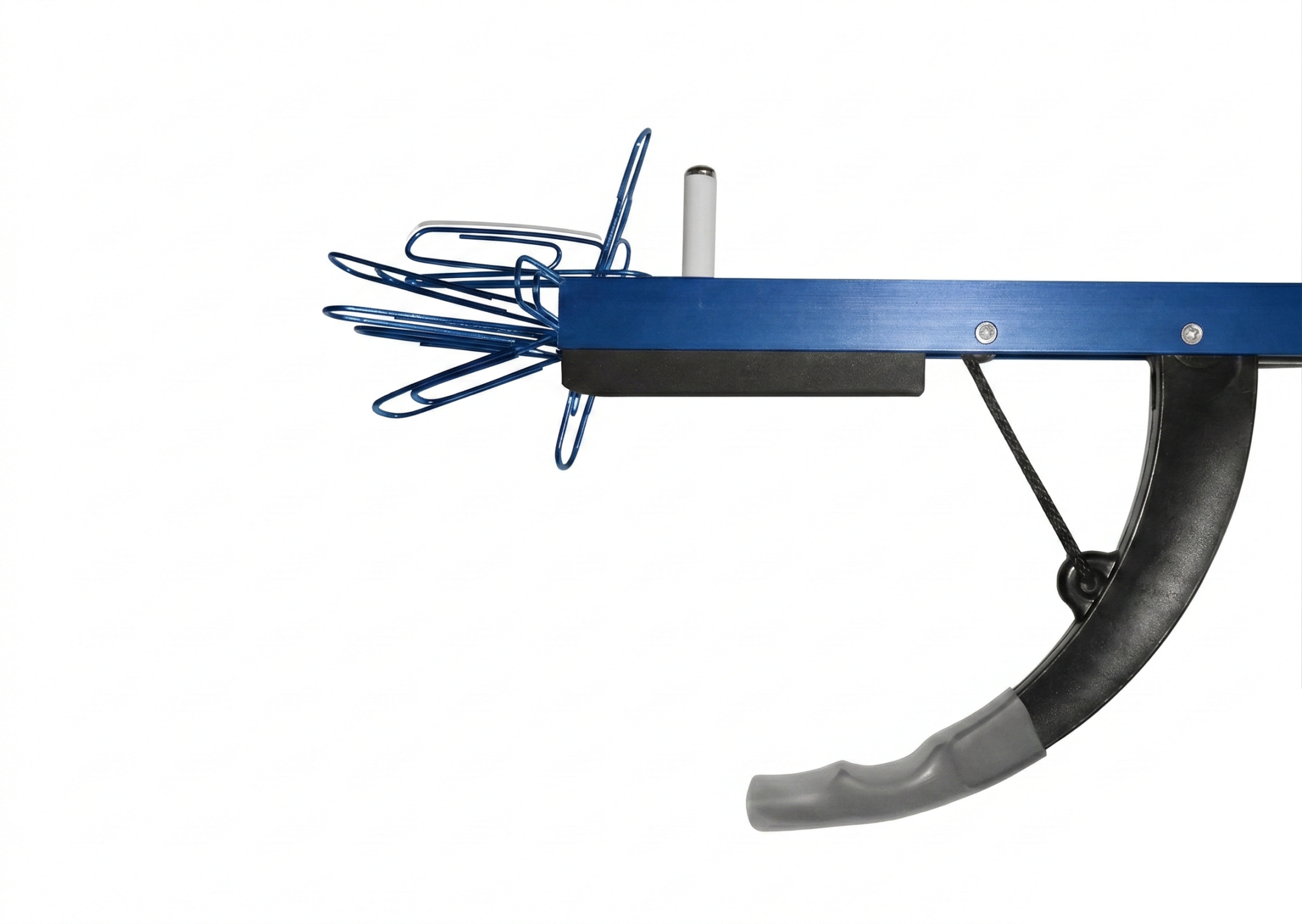 26" Reacher Grabber Tool, Aluminum Pickup Tool with 3" Jaw & Magnetic Tip, Lightweight Rust Proof Frame, Ergonomic Handle, Blue, Set of 2 - Image 6