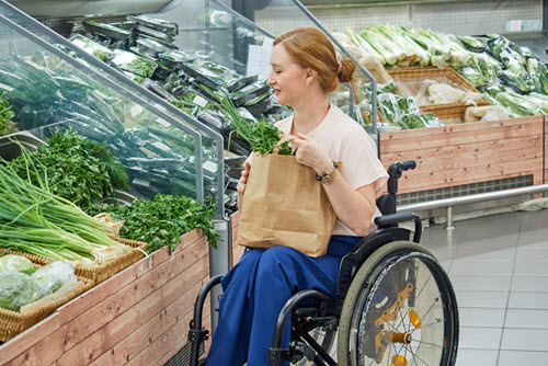 Wheelchair Grocery Shopping