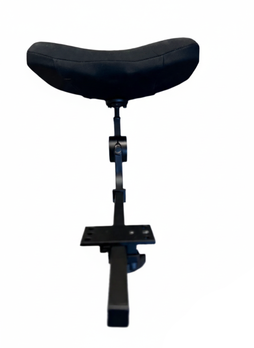 Wheelchair Headrest - Large 10"x7" Padded Support - Fits Rigid Solid Backs - Fully Adjustable - Image 5